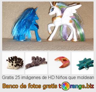 Banco de imagen tOrange ofrece fotos gratis de la sección:  niños-que-moldean