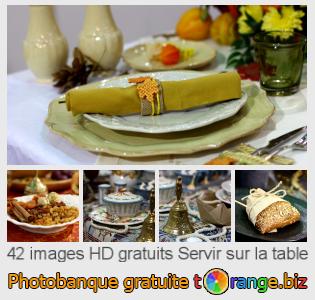Banque d'images tOrange offre des photos libres de la section:  servir-sur-la-table