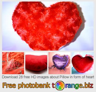 images free photo bank tOrange offers free photos from the section: pillow-form-heart