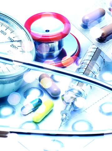 FX №177761 Family`s medical card background