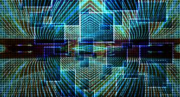 FX №194282 Lights lines curves pattern template Technology Background