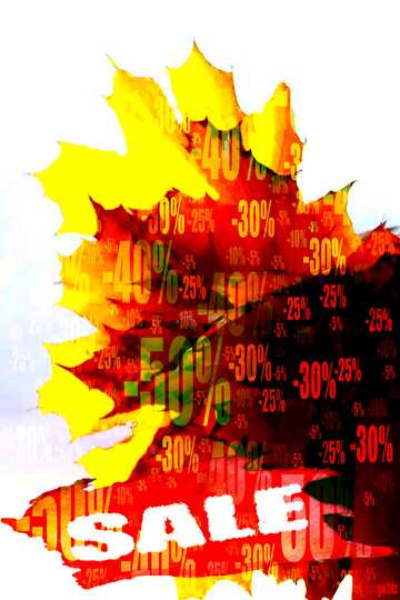 FX №195814  Store discount dark background. Autumn Sale