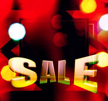 FX №199047  design frame Congratulations template Sales promotion 3d Gold letters sale background