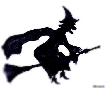 FX №20158 Purple color. Halloween clipart witch.