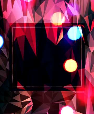 FX №204028 Congratulations template Polygonal abstract geometrical background with triangles