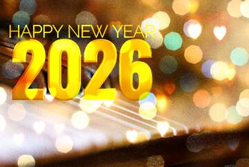 FX №212303 Piano Happy New Year 2026