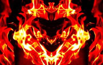 FX №227537 Fire love  background