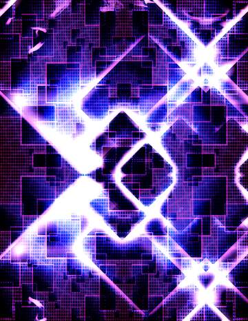 FX №228179 neon glow blue techno  background