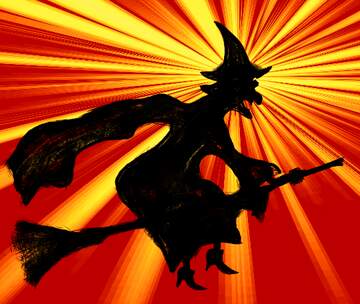 FX №262027 Witch card background