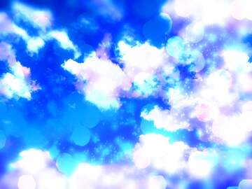 FX №265730 Blue Sky Dreamscape with Clouds