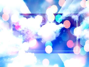 FX №265720 Soothing Sky Blue Cloudscape Above