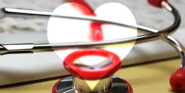 FX №83530 medicine background love heart banner