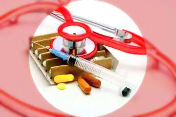 FX №96033 Medicine infographic presentation template